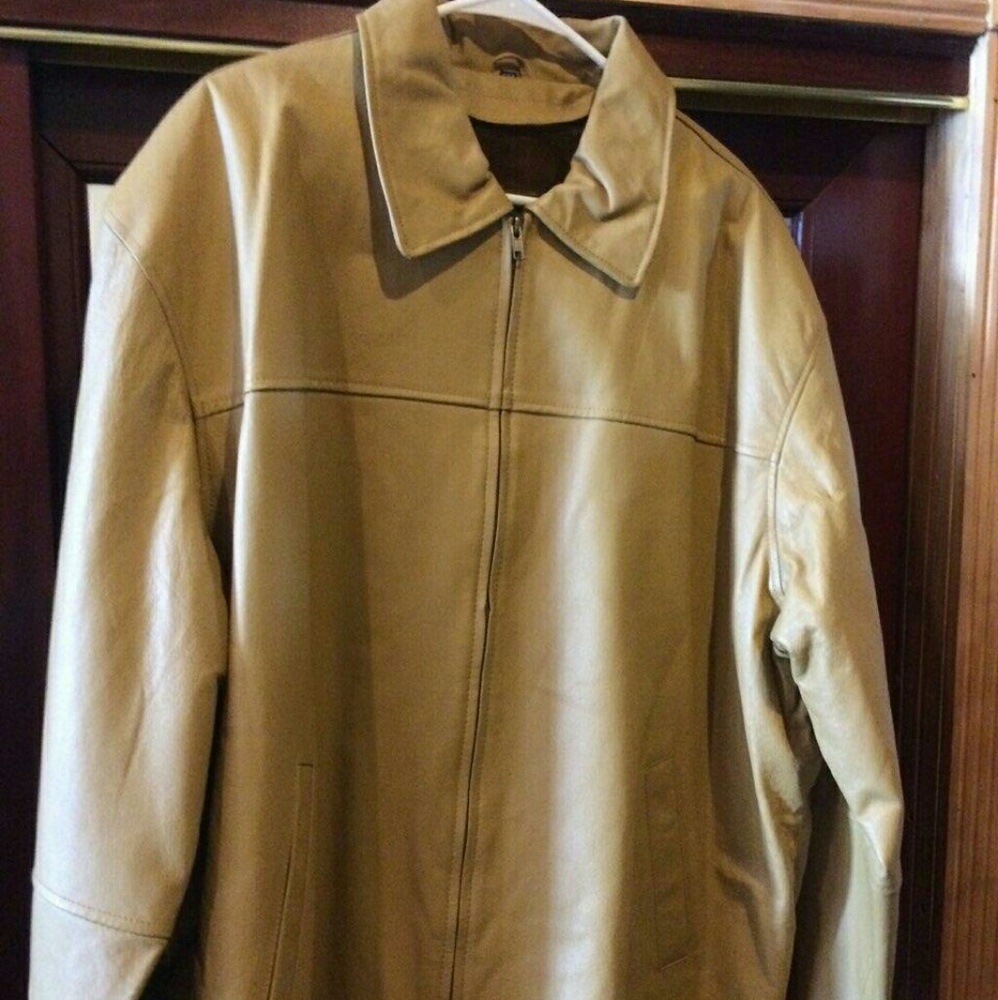Leather Men's Coat